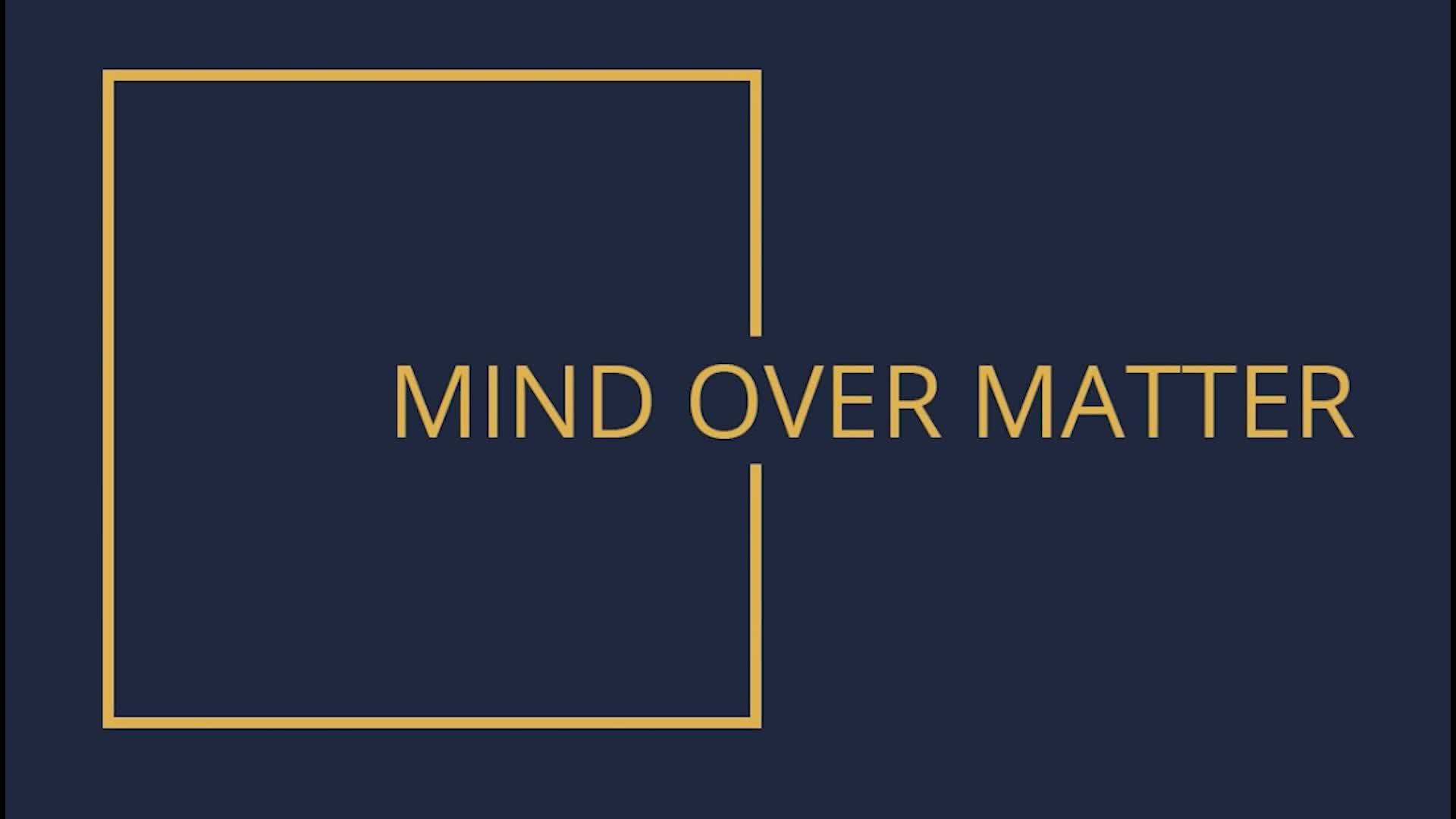 S1 EP 9 PT1 - Mind Over Matter TV Show