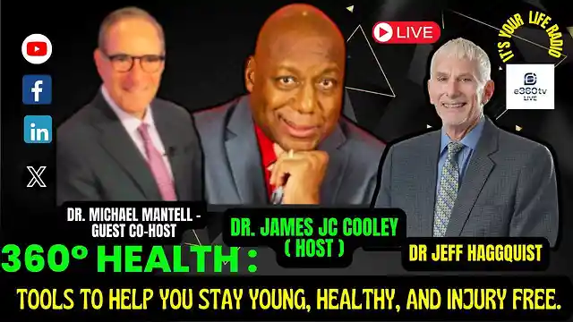 360° HEALTH - Part II- Tools to help you stay Young, Healthy, and Injury free.