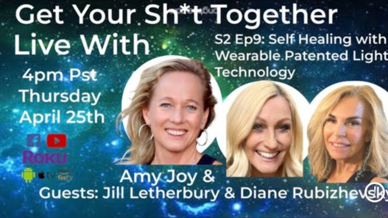 Self Healing With Patented Wearable Light Technology, S2 Ep9, With Diane Rubizhevsky