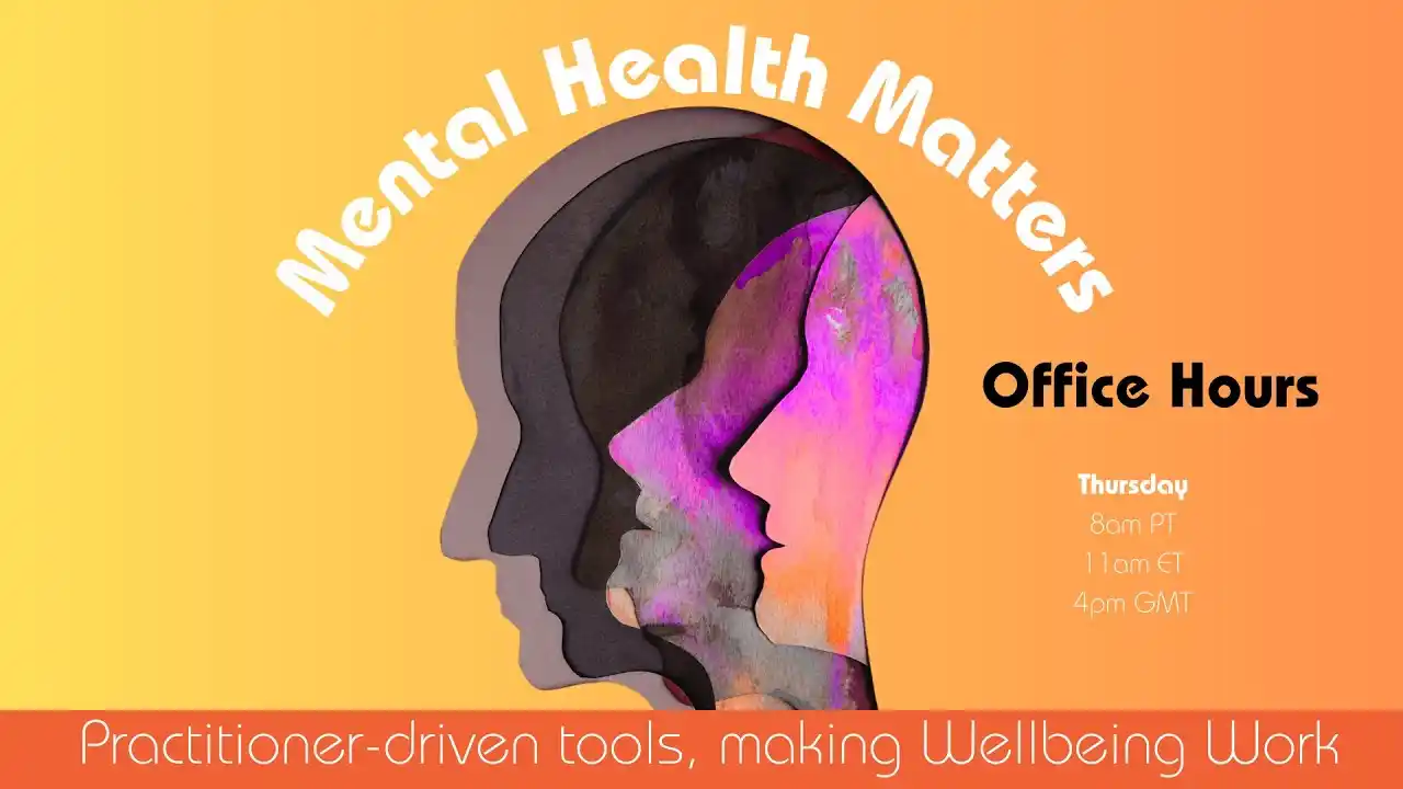 S4E13 - Mental Health Matters with Dr Audrey Tang TOPIC: Making Mental Health Matter!