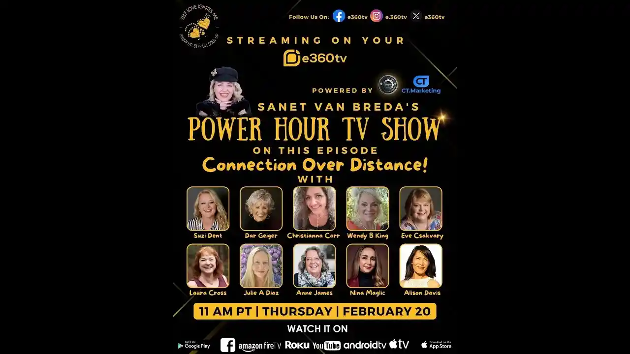 S3E13 Power Hour TV Show - Connection Over Distance! Mwah!