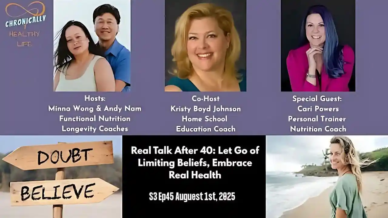Real Talk After40: Let Go of Limiting Beliefs, Embrace Real Health - Chronically Healthy Life S3 Ep45