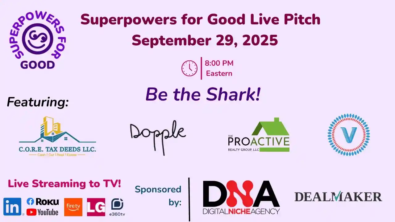 Superpowers for Good Live Pitch