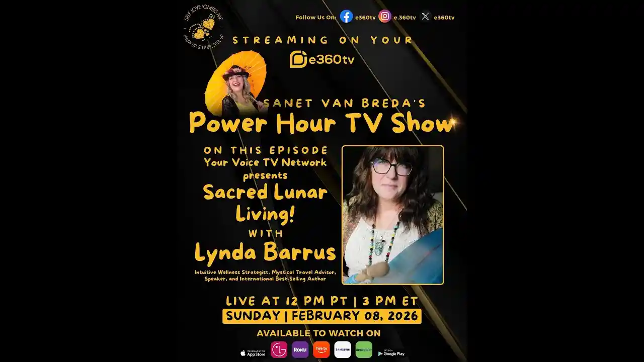 S6E12 Power Hour TV Show - Sacred Lunar Living!