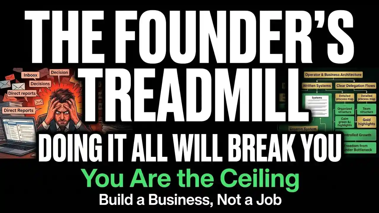 S3E19 -  The Founder’s Treadmill Is Killing Your Business: Why 