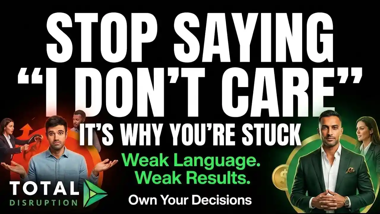 S3E24 - Stop Saying “I Don’t Care”: The Real Reason You’re Stuck with Mediocre Results