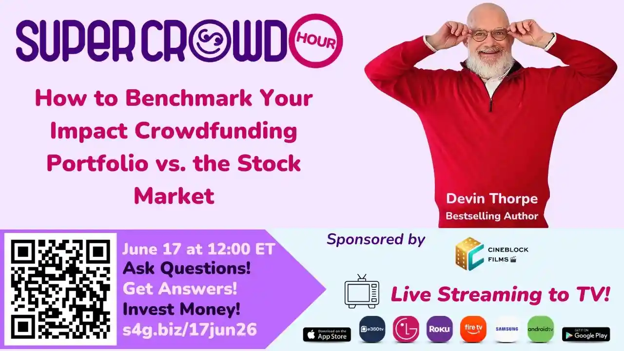 How to Benchmark Your Impact Crowdfunding Portfolio vs. the Stock Market